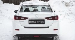 889 р. Реснички на фонари RA  Mazda 3/Axela  BM (2013-2016) дорестайлинг седан (Неокрашенные)  с доставкой в г. Кемерово. Увеличить фотографию 6