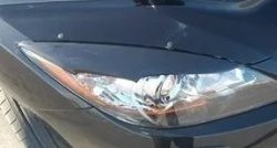 689 р. Реснички на фары Style  Mazda 3/Axela  BM (2013-2016) дорестайлинг седан (Неокрашенные)  с доставкой в г. Кемерово. Увеличить фотографию 2