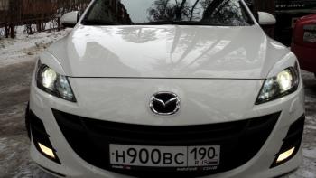 1 859 р. Реснички на фары MV-Tuning  Mazda 3/Axela  BL (2009-2013) дорестайлинг седан, дорестайлинг, хэтчбэк 5 дв., рестайлинг седан, рестайлинг, хэтчбэк (Неокрашенные)  с доставкой в г. Кемерово. Увеличить фотографию 5