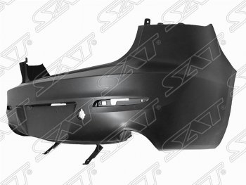 Задний бампер SAT SPORT Mazda 3/Axela  BL (2009-2013) дорестайлинг седан, рестайлинг седан