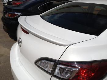 Лип спойлер MV-Tuning Mazda 3/Axela  BL (2009-2013) дорестайлинг седан, рестайлинг седан