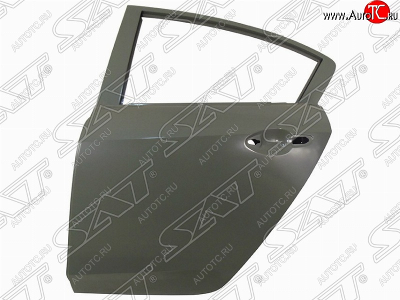 5 999 р. Левая дверь задняя SAT Mazda 3/Axela BL дорестайлинг седан (2009-2011) (Неокрашенная)  с доставкой в г. Кемерово