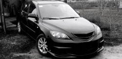 3 189 р. Решётка радиатора (спорт) Style (сетка)  Mazda 3/Axela  BK (2003-2006) дорестайлинг, хэтчбэк (Неокрашенная)  с доставкой в г. Кемерово. Увеличить фотографию 6