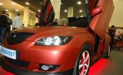 Реснички на фары Корнер Mazda 3/Axela  BK (2003-2009) дорестайлинг, хэтчбэк, рестайлинг, хэтчбэк
