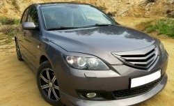 Реснички на фары Лодочки Mazda 3/Axela  BK (2003-2009) дорестайлинг, хэтчбэк, рестайлинг, хэтчбэк