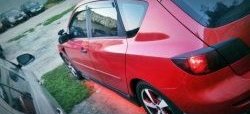 779 р. Реснички на фонари Style v1 (4 части)  Mazda 3/Axela  BK (2003-2009) дорестайлинг, хэтчбэк, рестайлинг, хэтчбэк (Неокрашенные)  с доставкой в г. Кемерово. Увеличить фотографию 3
