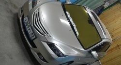 3 189 р. Решётка радиатора Style v1 (две полоски)  Mazda 3/Axela  BK (2006-2009) рестайлинг, хэтчбэк (Неокрашенная)  с доставкой в г. Кемерово. Увеличить фотографию 3