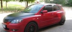 3 189 р. Решётка радиатора Style v1 (две полоски)  Mazda 3/Axela  BK (2006-2009) рестайлинг, хэтчбэк (Неокрашенная)  с доставкой в г. Кемерово. Увеличить фотографию 5