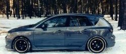 3 499 р. Спойлер Style v2  Mazda 3/Axela  BK (2003-2009) дорестайлинг, хэтчбэк, рестайлинг, хэтчбэк (Неокрашенный)  с доставкой в г. Кемерово. Увеличить фотографию 2