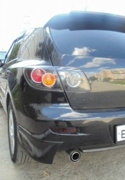 3 499 р. Спойлер Style v2  Mazda 3/Axela  BK (2003-2009) дорестайлинг, хэтчбэк, рестайлинг, хэтчбэк (Неокрашенный)  с доставкой в г. Кемерово. Увеличить фотографию 6