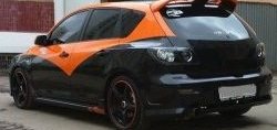 5 649 р. Спойлер Style v3 (трех ногий)  Mazda 3/Axela  BK (2003-2009) дорестайлинг, хэтчбэк, рестайлинг, хэтчбэк (Неокрашенный)  с доставкой в г. Кемерово. Увеличить фотографию 8