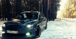 4 999 р. Накладка на передний бампер Style  Mazda 3/Axela  BK (2003-2006) дорестайлинг седан (Неокрашенная)  с доставкой в г. Кемерово. Увеличить фотографию 3