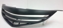 Решётка радиатора Style (двойная полоска) Mazda 3/Axela  BK (2006-2009) рестайлинг седан