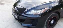 989 р. Реснички на фары RA Mazda 3/Axela BL дорестайлинг, хэтчбэк 5 дв. (2009-2011) (Неокрашенные)  с доставкой в г. Кемерово. Увеличить фотографию 4