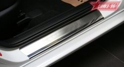2 384 р. Накладки на внутренние пороги Souz-96 (без логотипа) Mazda 3/Axela BL дорестайлинг, хэтчбэк 5 дв. (2009-2011)  с доставкой в г. Кемерово. Увеличить фотографию 2