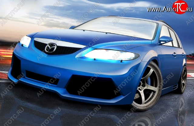 28 999 р. Передний бампер Golardo Mazda 6 GG седан дорестайлинг (2002-2005)  с доставкой в г. Кемерово