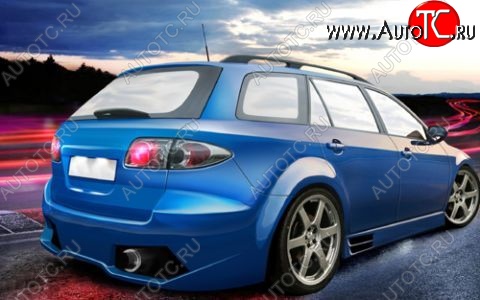 25 899 р. Задний бампер Golardo  Mazda 6  GG, GY (2002-2005) универсал дорестайлинг  с доставкой в г. Кемерово