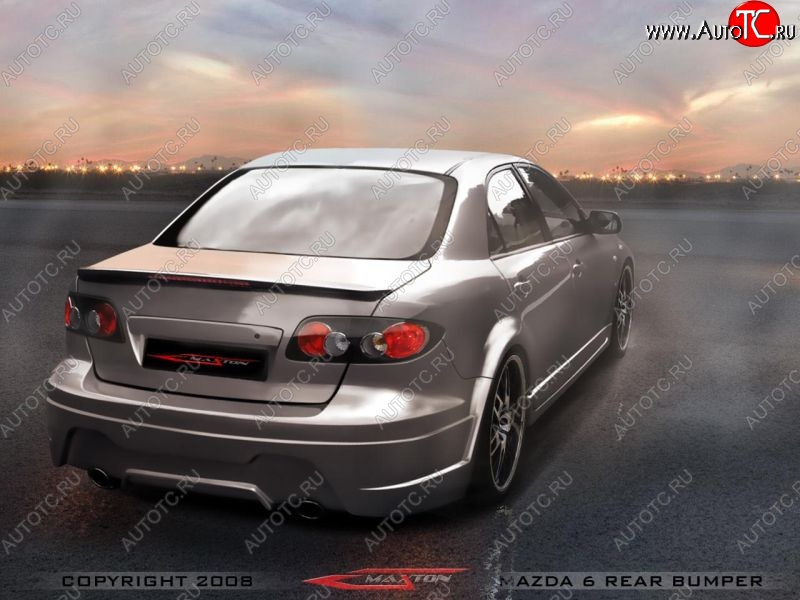 36 399 р. Задний бампер Maxton Mazda 6 GG седан дорестайлинг (2002-2005)  с доставкой в г. Кемерово