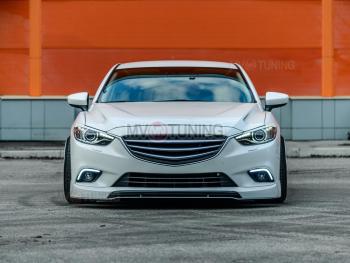 9 999 р. Решётка радиатора Tuning-Sport Mazda 6 GJ дорестайлинг седан (2012-2015) (Неокрашенная)  с доставкой в г. Кемерово. Увеличить фотографию 3