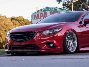 9 999 р. Решётка радиатора Tuning-Sport Mazda 6 GJ дорестайлинг седан (2012-2015) (Неокрашенная)  с доставкой в г. Кемерово. Увеличить фотографию 7