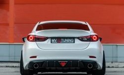 29 899 р. Крышка багажника Tuning-Sport v1  Mazda 6  GJ (2015-2025) 1-ый рестайлинг седан, 2-ой рестайлинг седан (Неокрашенная)  с доставкой в г. Кемерово. Увеличить фотографию 5