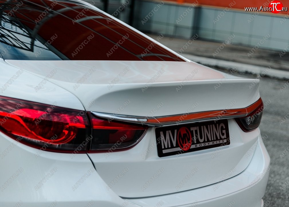 29 899 р. Крышка багажника Tuning-Sport v1  Mazda 6  GJ (2015-2025) 1-ый рестайлинг седан, 2-ой рестайлинг седан (Неокрашенная)  с доставкой в г. Кемерово