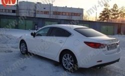 4 999 р. Козырёк на заднее стекло Boomer Design Mazda 6 GJ дорестайлинг седан (2012-2015) (Неокрашенный)  с доставкой в г. Кемерово. Увеличить фотографию 5
