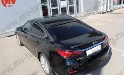4 299 р. Козырёк на заднее стекло Sport Mazda 6 GJ дорестайлинг седан (2012-2015) (Неокрашенный)  с доставкой в г. Кемерово. Увеличить фотографию 6