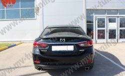 4 299 р. Козырёк на заднее стекло Sport Mazda 6 GJ дорестайлинг седан (2012-2015) (Неокрашенный)  с доставкой в г. Кемерово. Увеличить фотографию 8