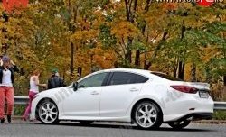 Пороги накладки SkyActivSport Mazda 6  GJ (2012-2018) дорестайлинг седан, 1-ый рестайлинг седан