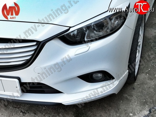 1 299 р. Реснички на фары Sport V2  Mazda 6  GJ (2012-2015) дорестайлинг седан (Неокрашенные)  с доставкой в г. Кемерово