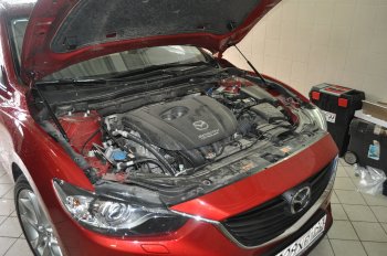 Упоры капота Russtal Mazda 6 GJ дорестайлинг универсал (2012-2015)