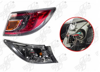 Правый фонарь задний (LED) DEPO Mazda 6 GH дорестайлинг седан (2007-2010)