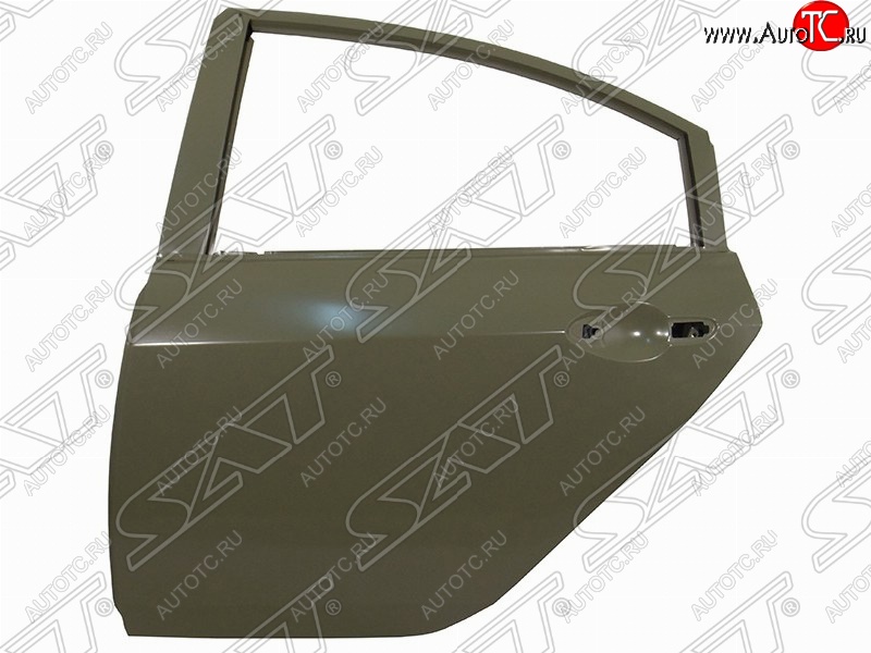 6 399 р. Левая дверь задняя SAT Mazda 6 GH рестайлинг седан (2010-2012) (Неокрашенная)  с доставкой в г. Кемерово