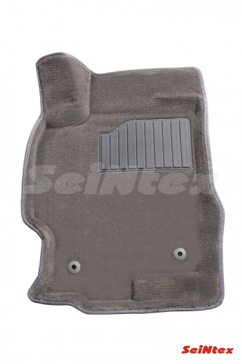 7 049 р. Текстильные коврики в салон SEINTEX 3D  Mazda 6  GH (2007-2012) дорестайлинг лифтбэк, дорестайлинг седан, дорестайлинг универсал, рестайлинг лифтбэк, рестайлинг седан, рестайлинг универсал (серые)  с доставкой в г. Кемерово. Увеличить фотографию 2