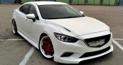 47 899 р. Капот пластиковый (с прорезаными жабрами) SkyActivSport MV-Tuning Mazda 6 GJ 1 рестайлинг универсал (2015-2018) (Неокрашенный)  с доставкой в г. Кемерово. Увеличить фотографию 5