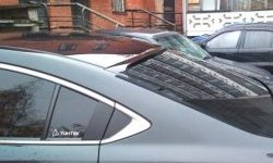 4 499 р. Козырёк на заднее стекло CT Mazda 6 GJ дорестайлинг седан (2012-2015) (Неокрашенный)  с доставкой в г. Кемерово. Увеличить фотографию 2