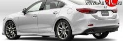 5 499 р. Накладки на задний бампер SkyActivSport  Mazda 6  GJ (2012-2015) дорестайлинг седан (Неокрашенная)  с доставкой в г. Кемерово. Увеличить фотографию 5