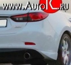 5 499 р. Накладки на задний бампер SkyActivSport  Mazda 6  GJ (2012-2015) дорестайлинг седан (Неокрашенная)  с доставкой в г. Кемерово. Увеличить фотографию 7