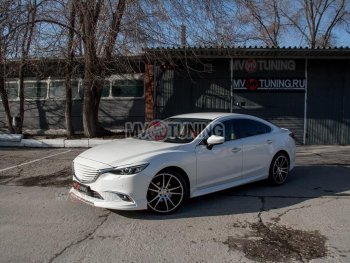 7 899 р. Решетка радиатора (Supreme с пакетом Plus и Executive, Grand Touring) MV tuning  Mazda 6  GJ (2012-2018) дорестайлинг седан, дорестайлинг универсал, 1 рестайлинг универсал, 1-ый рестайлинг седан (Неокрашенная)  с доставкой в г. Кемерово. Увеличить фотографию 3
