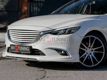 7 899 р. Решетка радиатора (Supreme с пакетом Plus и Executive, Grand Touring) MV tuning  Mazda 6  GJ (2012-2018) дорестайлинг седан, дорестайлинг универсал, 1 рестайлинг универсал, 1-ый рестайлинг седан (Неокрашенная)  с доставкой в г. Кемерово. Увеличить фотографию 7