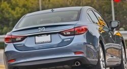 2 699 р. Лип спойлер M-VRS Mazda 6 GJ 1-ый рестайлинг седан (2015-2018) (Неокрашенный)  с доставкой в г. Кемерово. Увеличить фотографию 3