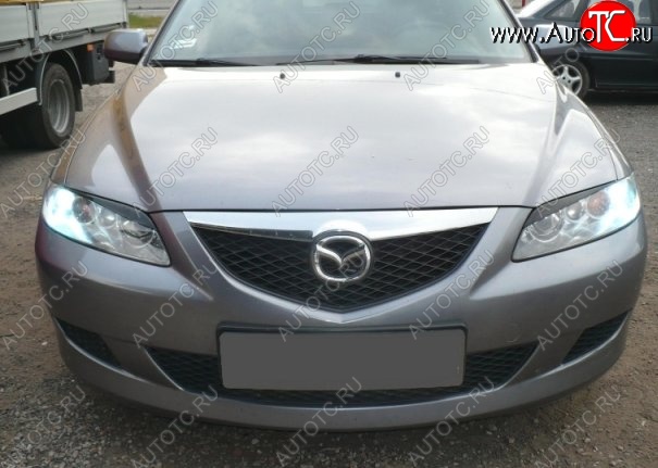 5 399 р. Решётка радиатора CT Mazda 6 GH дорестайлинг седан (2007-2010) (Неокрашенная)  с доставкой в г. Кемерово