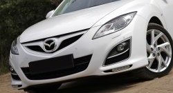 579 р. Реснички на фары RA Mazda 6 GH дорестайлинг седан (2007-2010) (Неокрашенные)  с доставкой в г. Кемерово. Увеличить фотографию 2