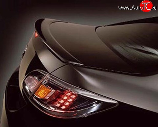 3 899 р. Лип спойлер M-VRS Mazda 6 GH дорестайлинг седан (2007-2010) (Неокрашенный)  с доставкой в г. Кемерово