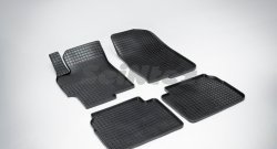 Износостойкие коврики в салон с рисунком Сетка SeiNtex Premium 4 шт. (резина) Mazda 6  GH (2007-2010) дорестайлинг седан