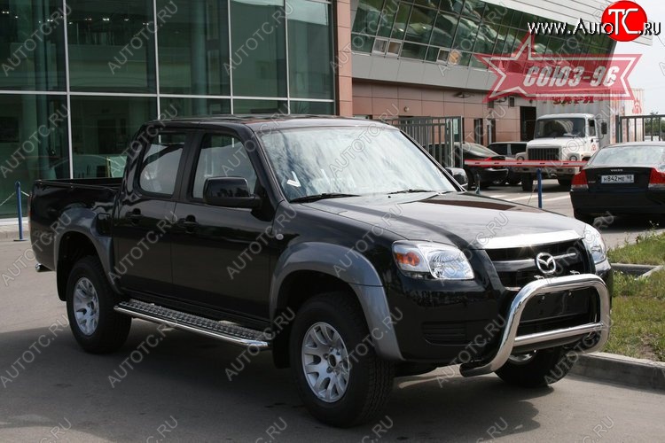17 819 р. Защита переднего бампера Souz-96 (d76)  Mazda BT-50 (2006-2011)  с доставкой в г. Кемерово