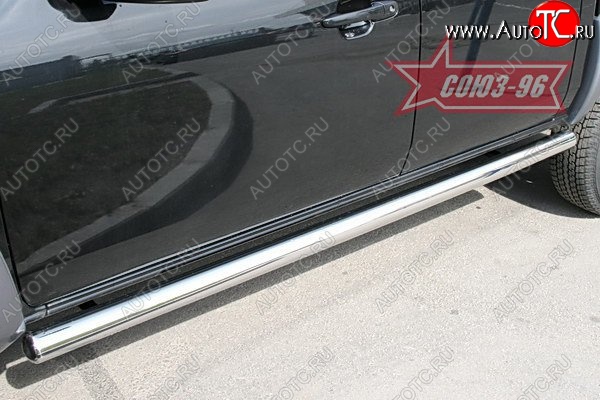 14 309 р. Защита порогов Souz-96 (d76) Mazda BT-50 (2006-2011)  с доставкой в г. Кемерово