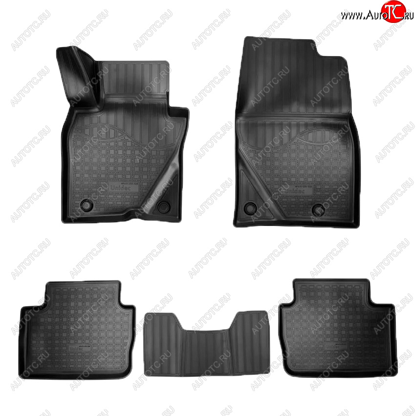 2 339 р. Коврики салона Norplast Mazda CX-30 1 DM (2019-2025) (Цвет: черный)  с доставкой в г. Кемерово