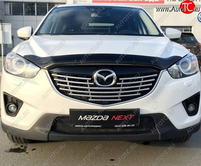 3 299 р. Дефлектор капота NovLine Mazda CX-5 KE рестайлинг (2015-2017) с доставкой в г. Кемерово Увеличить фотографию 1 3 299 р. Дефлектор капота NovLine Mazda CX-5 KE рестайлинг (2015-2017) с доставкой в г. Кемерово